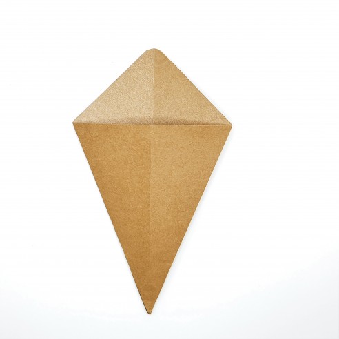 Coni in "CARTONCINO" e "PLA" biodegradabili e compostabili. Medium.