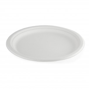 Piatti piani in "POLPA" biodegradabili e compostabili 26cm.