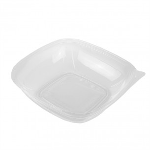Insalatiere in"PLA" trasparenti 1000cc. Biodegradabili e compostabili.