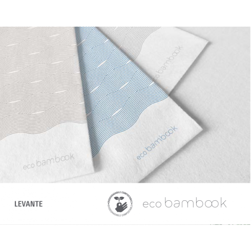 Coprimacchia e tovagliolo ecobamboo-bambook levante blu.