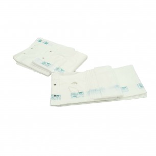 Buste Biodegradabili e compostabili block notes bianco.