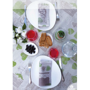 Coprimacchia e tovagliolo airlaid SHABBY biodegradabili e compostabili.