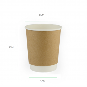 Bicchieri in "DOPPIO CARTONCINO" e "CPLA" biodegradabili e compostabili da 240cc. 2