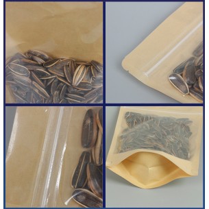 BUSTE STUND UP 300 MIC STAND UP CARTA+PET, ECOSOSTENIBILI, ANCHE PERSONALIZZABILI CON CHIUSURA ERMETICA.500PZ PER MISURA. 2