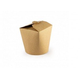 Contenitori avana in "CARTONCINO" e "PE" 500ml.Riciclabile.